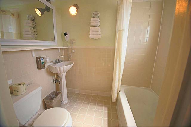 After a long day at the beach, prep in our spacious bathrooms before a memorable night out on the town