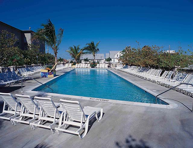 Relax poolside by our Olympic-size swimming pool