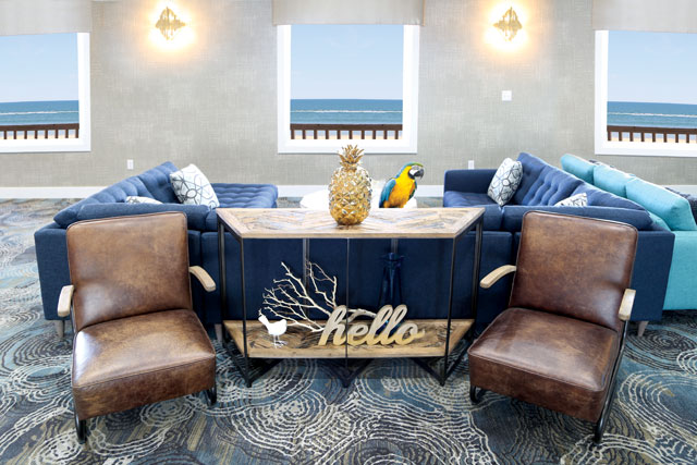 Freshly renovated lobby!
